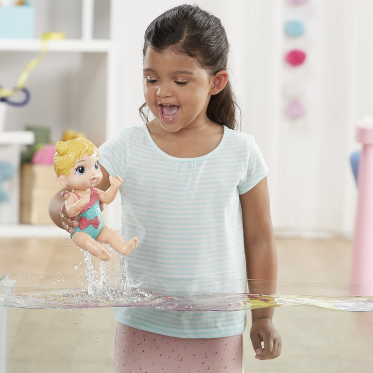 Baby Alive Splash 'n Snuggle Doll (Blonde Hair)