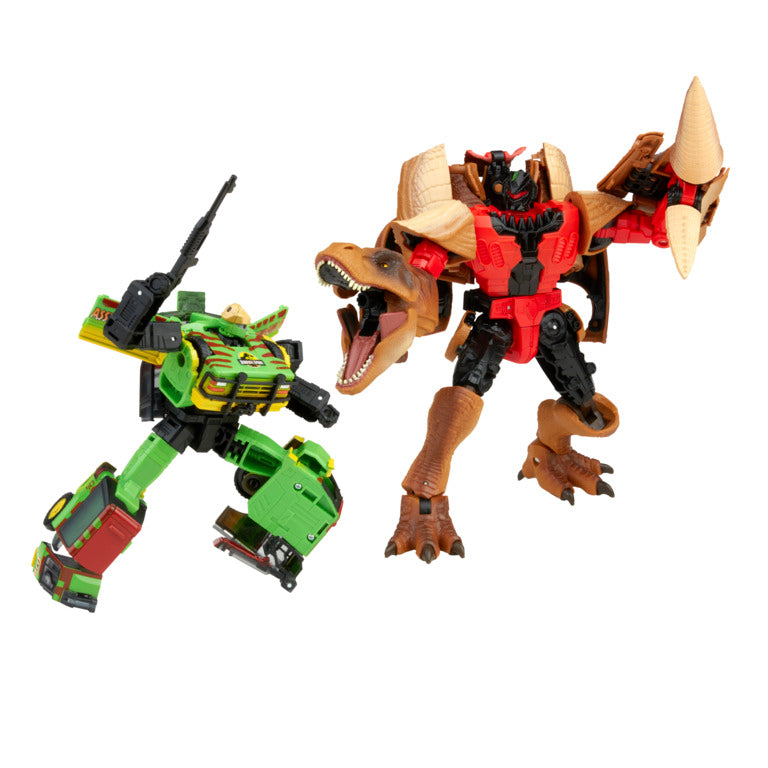 Transformers Jur. Park Tyrannocon Rex and Autobot JP93 Set