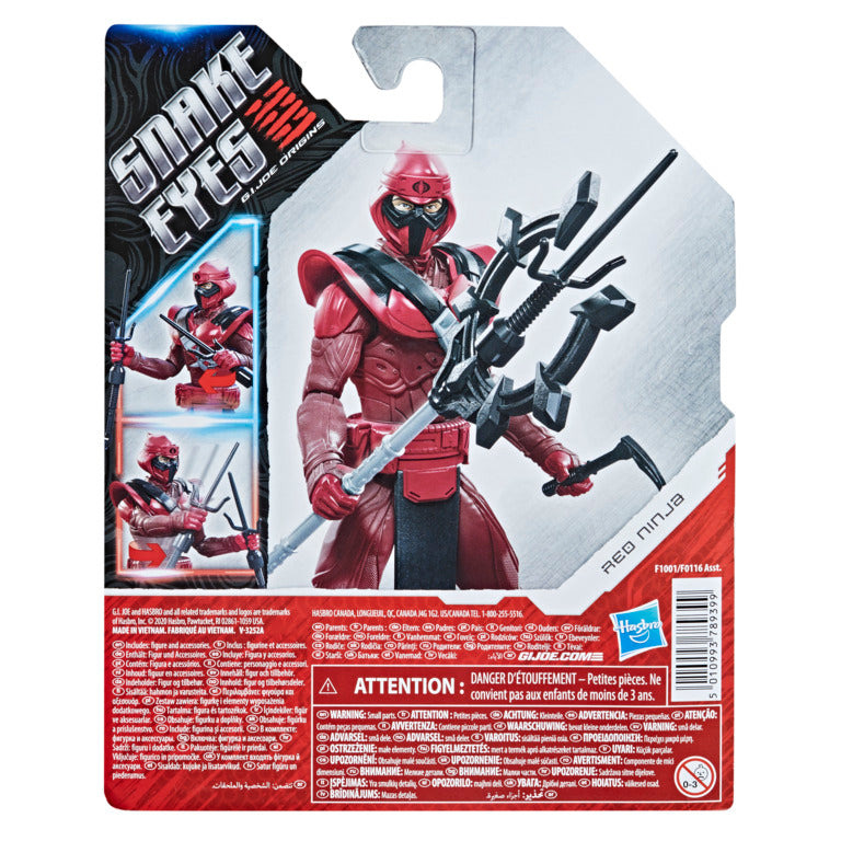 G.I. Joe Origins Red Ninja Figure