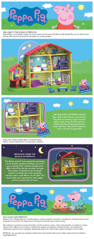 Peppa Pig Peppa's Playtime to Bedtime House Playset