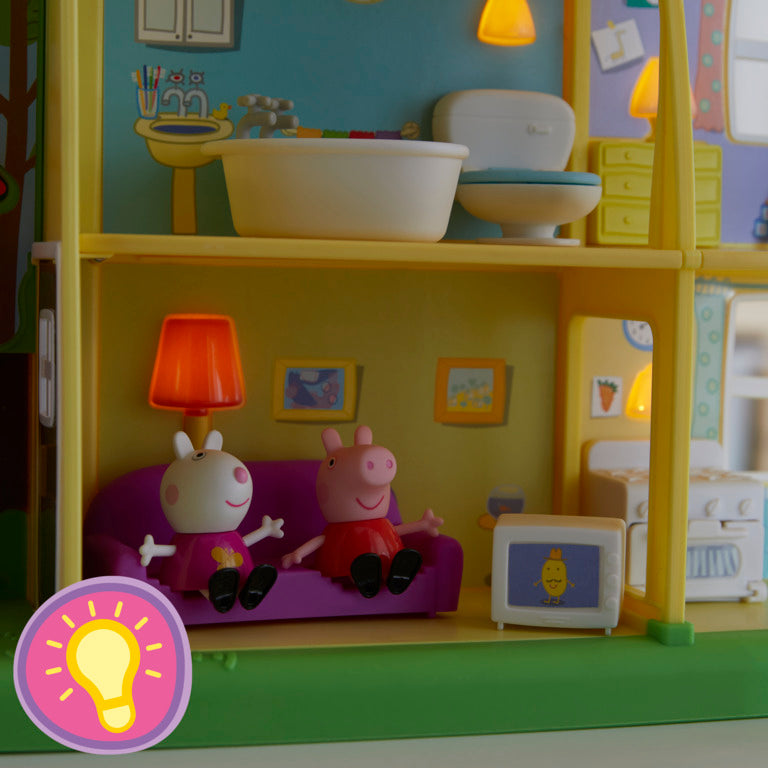 Peppa Pig Peppa's Playtime to Bedtime House Playset