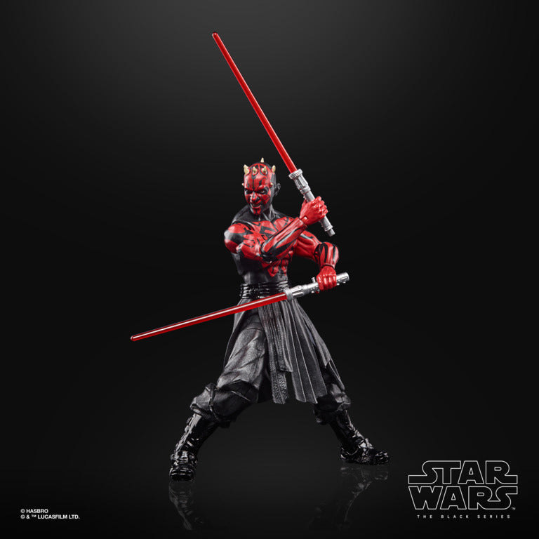 Star Wars The Black Series Darth Maul Comic Book Figure