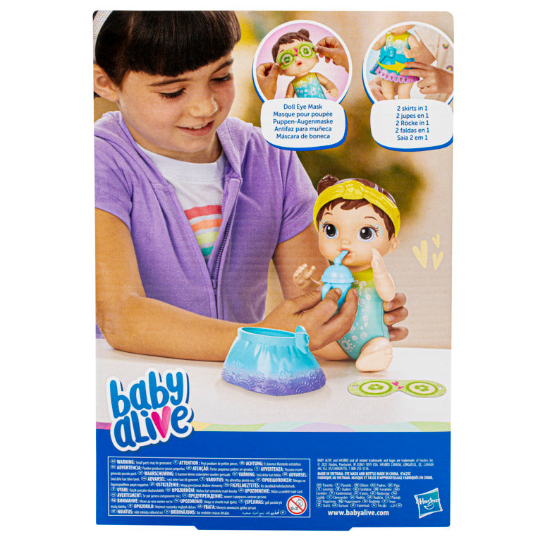 Baby Alive Rainbow Spa Baby Doll (Brown Hair)