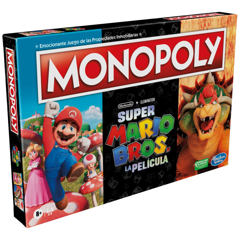 Monopoly Super Mario Bros. La Pelicula (Spanish Version) Board Game