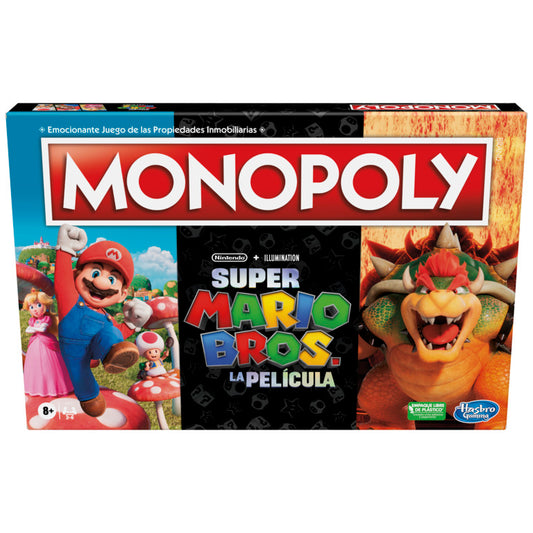Monopoly Super Mario Bros. La Pelicula (Spanish Version) Board Game