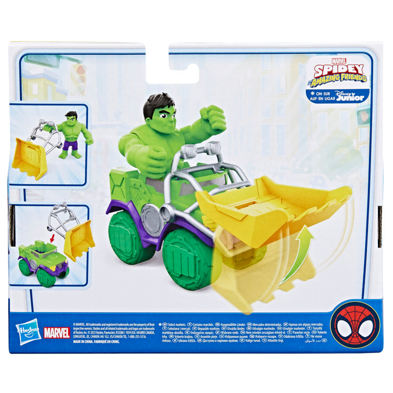 Marvel Spidey and His Amazing Friends Hulk Smash Truck Set