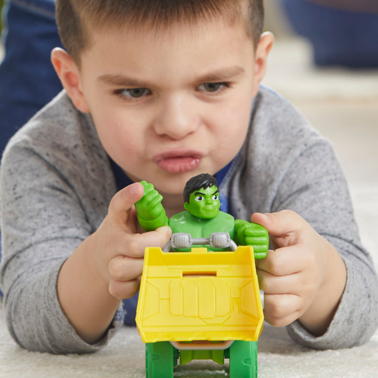 Marvel Spidey and His Amazing Friends Hulk Smash Truck Set
