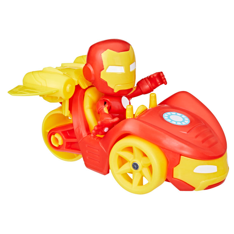 Marvel Spidey and His Amazing Friends Iron Man Racer Set