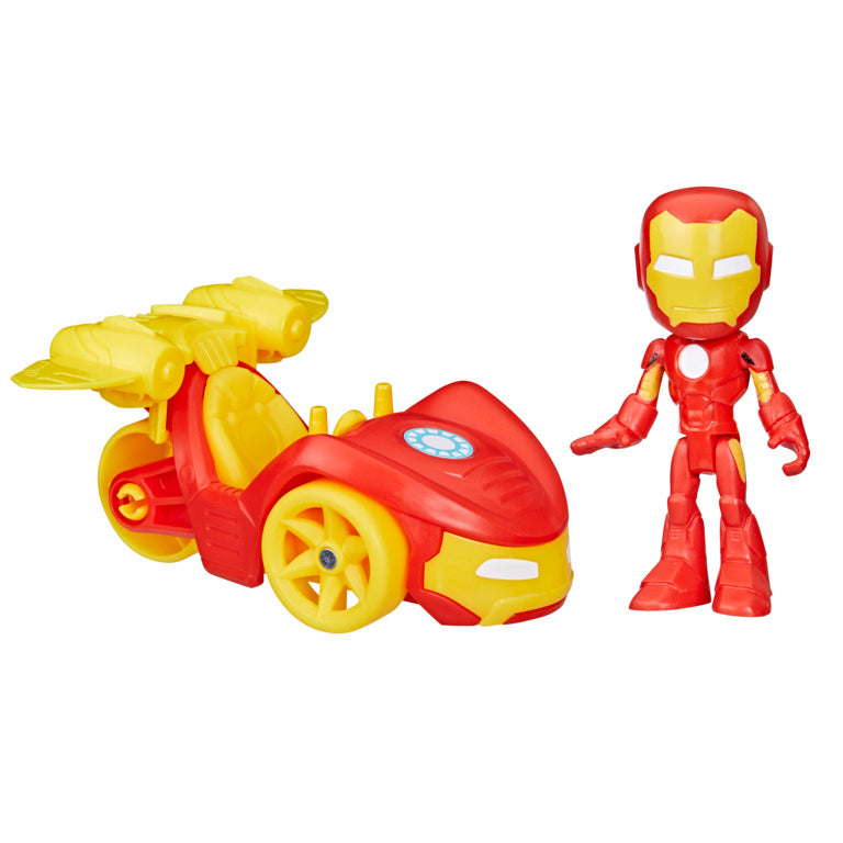 Marvel Spidey and His Amazing Friends Iron Man Racer Set