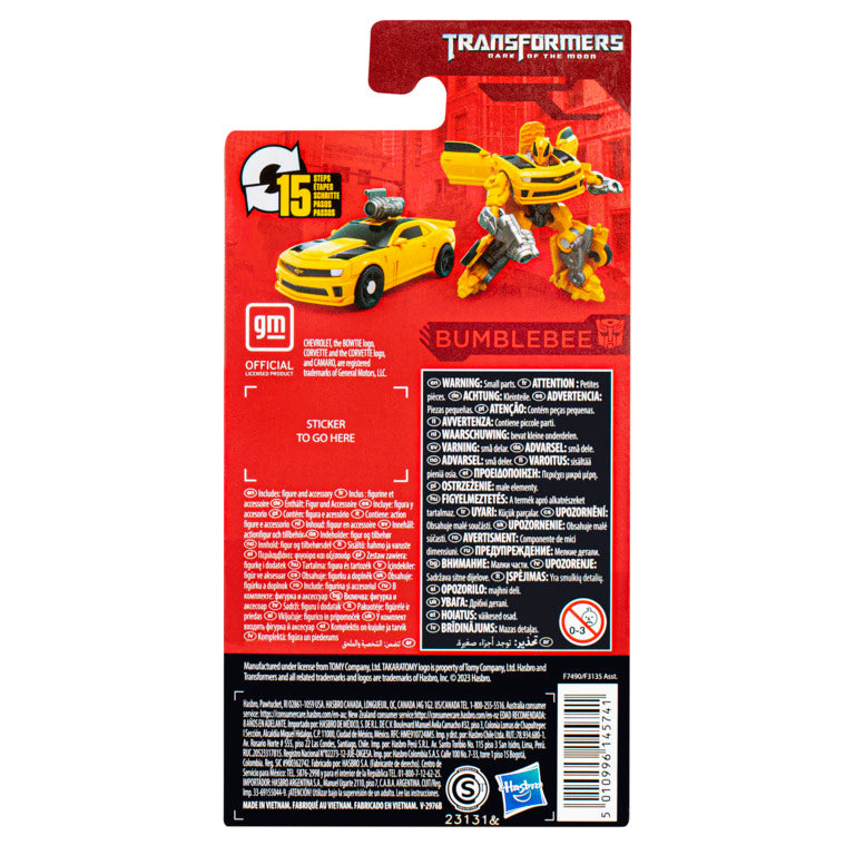 Transformers SS Bumblebee 3.5" Figure