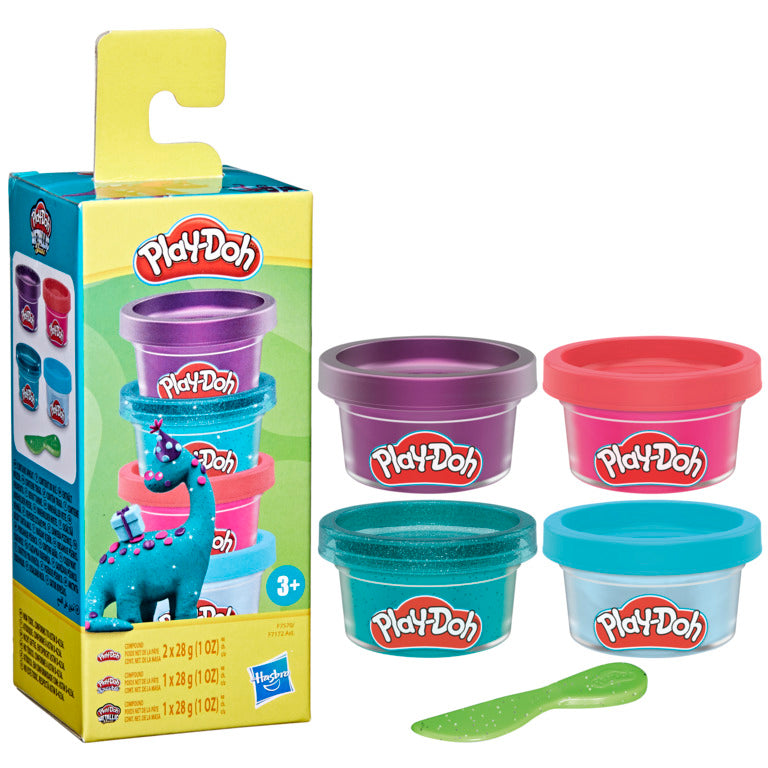 Play-Doh Mini Dino Colors 4- 1oz Tubs Pack