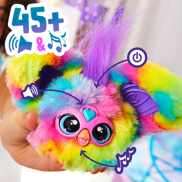 Furby Furblets 2-Pack Ray-Vee & Hip-Bop Mini Electronic Plush Toy