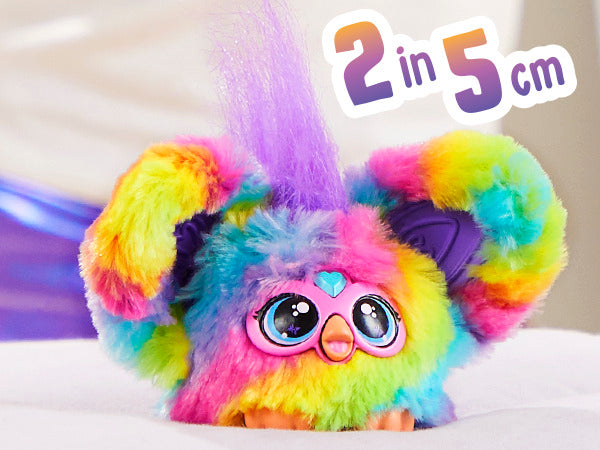 Furby Furblets 2-Pack Ray-Vee & Hip-Bop Mini Electronic Plush Toy
