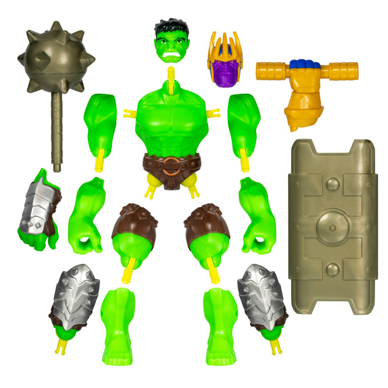 Marvel Mix Mashers Avengers 5 Inch Hulk Figure Set