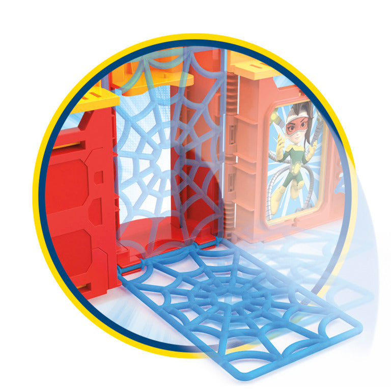 Marvel Spidey and His Amazing Friends Stark Tower Playset with Iron Man Action Figure