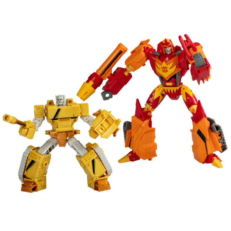 Transformers Generations Comic Edition Autobot Flame and Emirate Xaaron Figure Set