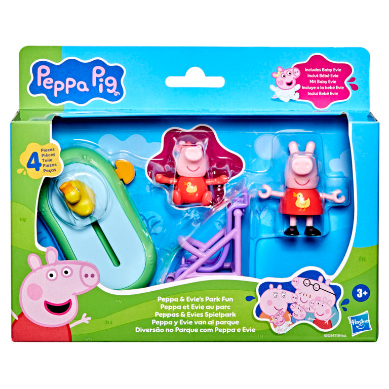 Peppa Pig Peppa and Evie's Park Fun Playset