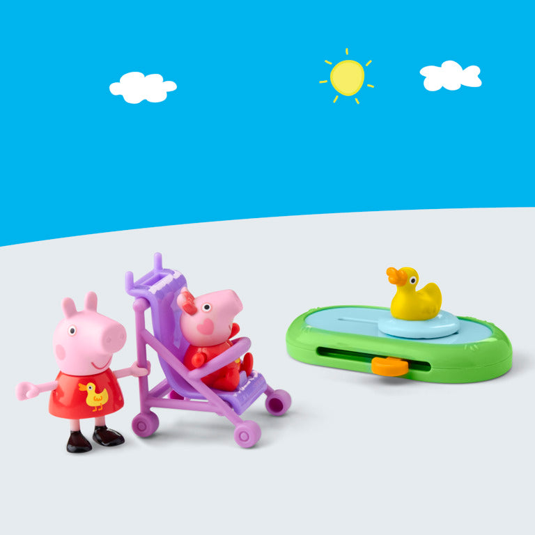 Peppa Pig Peppa and Evie's Park Fun Playset