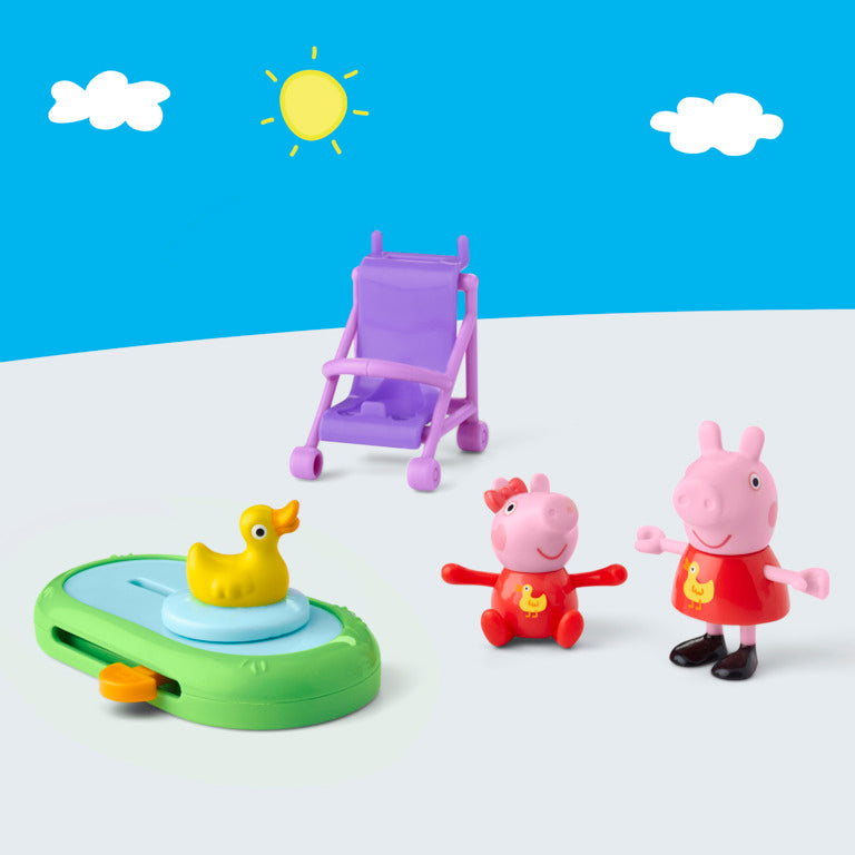 Peppa Pig Peppa and Evie's Park Fun Playset