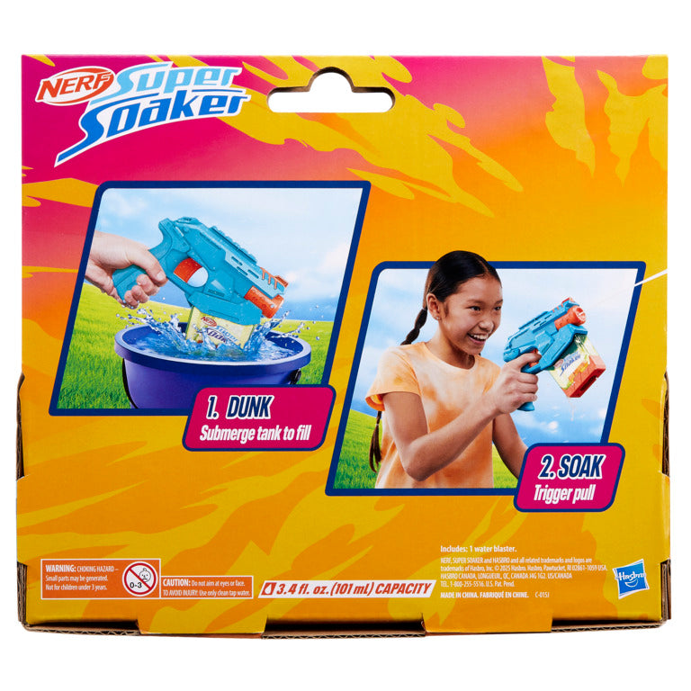Nerf Super Soaker Mini Dunk Fill Water Blaster