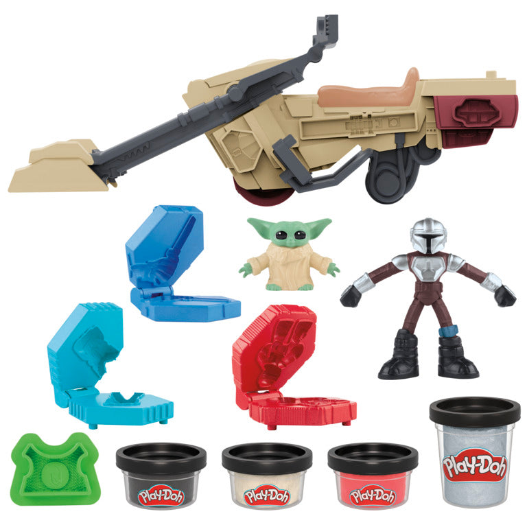 Play-Doh Star Wars The Mandalorian Launching Speeder Set