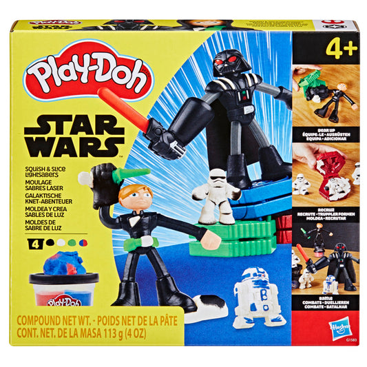 Play-Doh Star Wars Squish and Slice Lightsabers Set