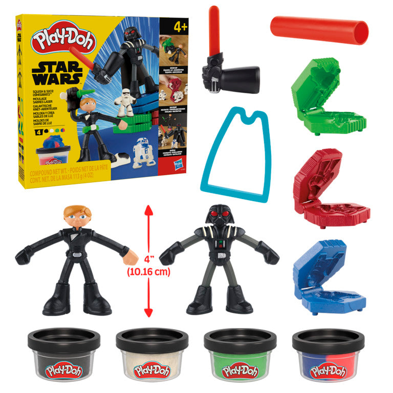 Play-Doh Star Wars Squish and Slice Lightsabers Set