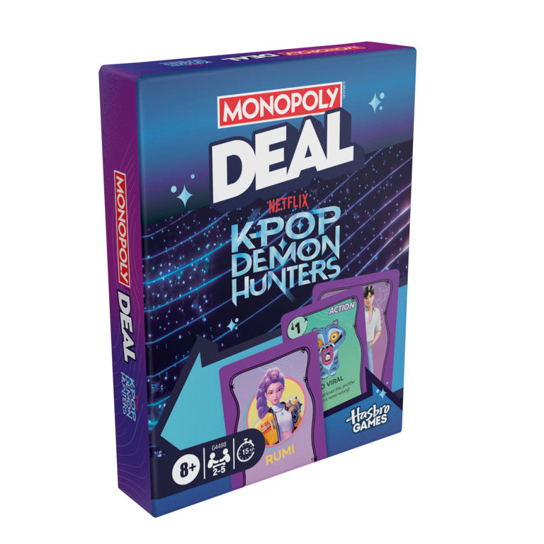 Monopoly Deal KPop Demon Hunters Card Game