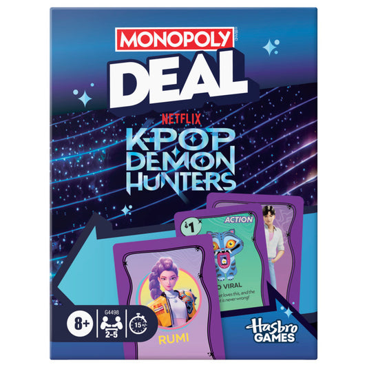 Monopoly Deal KPop Demon Hunters Card Game