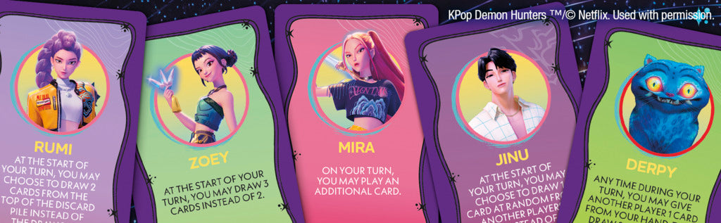 Monopoly Deal KPop Demon Hunters Card Game