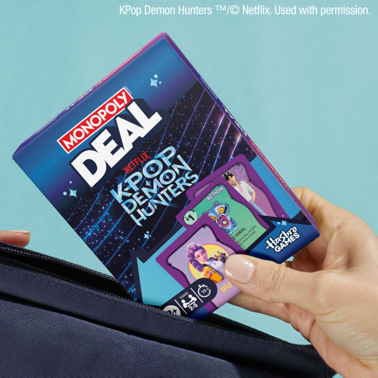 Monopoly Deal KPop Demon Hunters Card Game