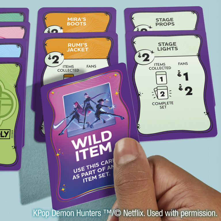 Monopoly Deal KPop Demon Hunters Card Game
