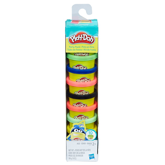 Play-Doh 10 Mini Color Cans Party Pack (10- 1oz Tubs)