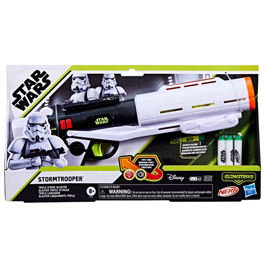 Nerf GlowStrike Star Wars Stormtrooper Triple Strike Blaster