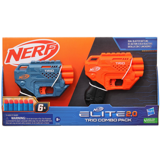 Nerf Elite 2.0 Trio Combo Dart Blaster Set