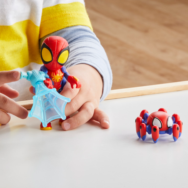 Marvel Spidey and His Amazing Friends Web-Spinners, Spidey Action Figure with Accessories