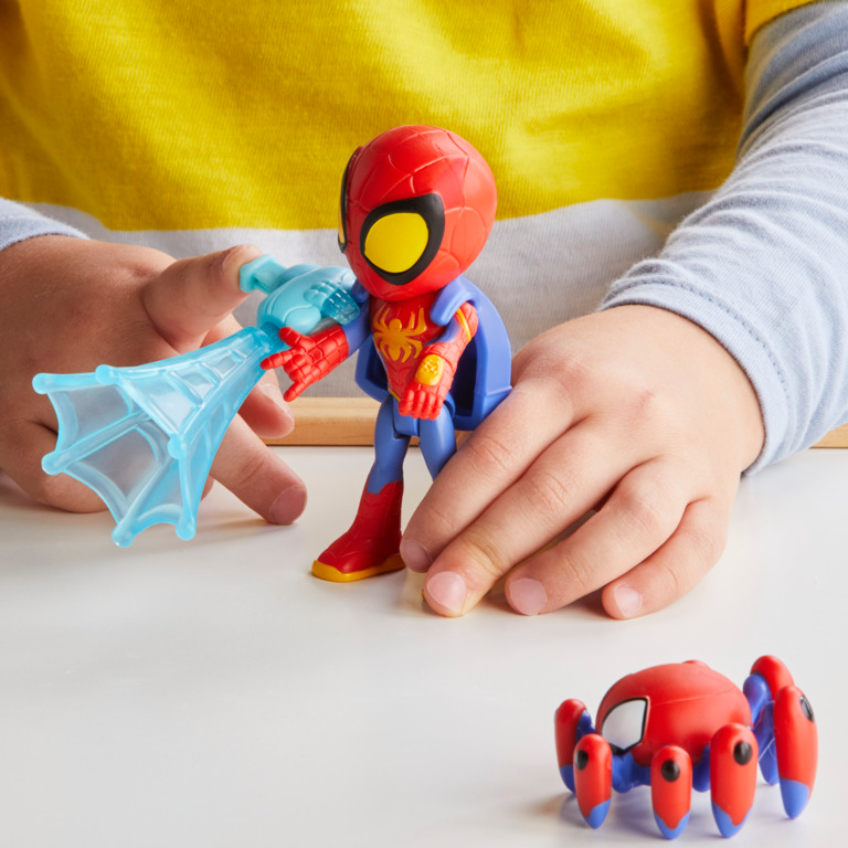 Marvel Spidey and His Amazing Friends Web-Spinners, Spidey Action Figure with Accessories