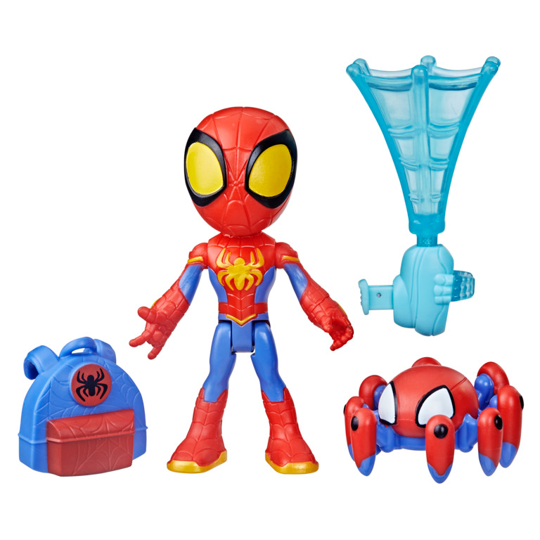Marvel Spidey and His Amazing Friends Web-Spinners, Spidey Action Figure with Accessories