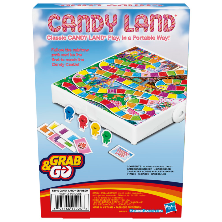 Candy Land Grab and Go Game