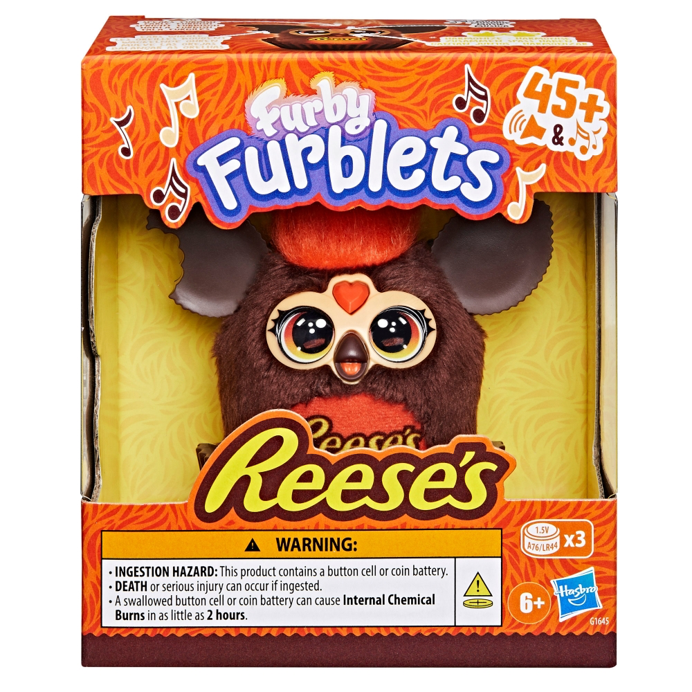 Furby Furblets Limited Edition REESE'S Peanut Butter Cup Themed Electronic Plush Toy