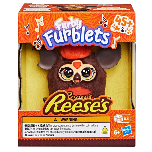 Furby Furblets Limited Edition REESE'S Peanut Butter Cup Themed Electronic Plush Toy
