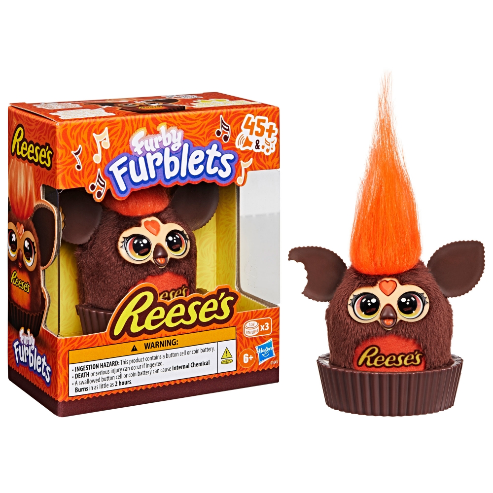 Furby Furblets Limited Edition REESE'S Peanut Butter Cup Themed Electronic Plush Toy