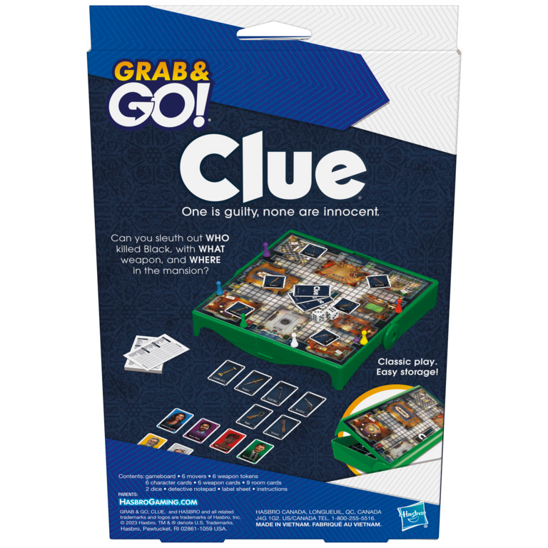 Clue Grab and Go Game