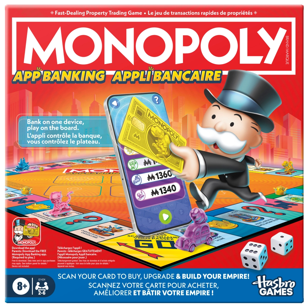 Monopoly App Banking (Bi-Lingual English and French)