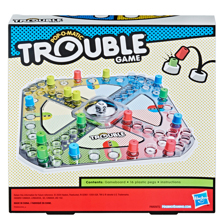 Trouble Classic Pop-O-Matic Board Game