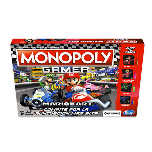 Monopoly Gamer Mario Kart: Spanish Version