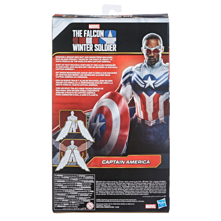 Marvel Titan Hero Series Captain America (Sam Wilson) Figure