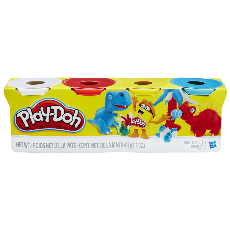 Play-Doh Classic Colors 4 ounce Tubs 4-Pack