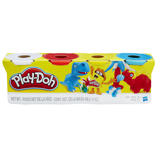 Play-Doh Classic Colors 4 ounce Tubs 4-Pack