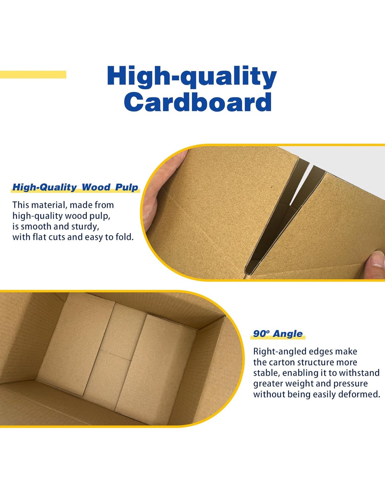 Partners 5x5x3” 10-Pack Corrugated Boxes
